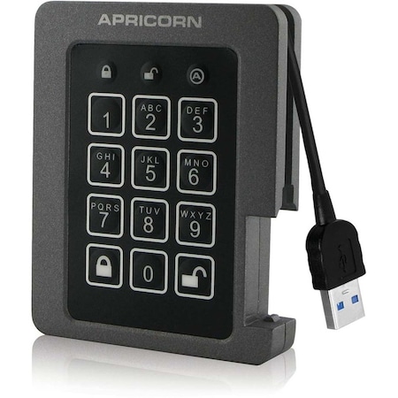 Apricorn Aegis Pdlck Ssd Fips 2Tb Ssd ASSD-3PL256-2TBF
